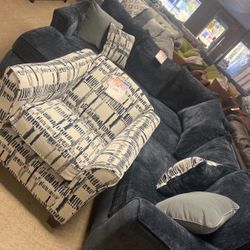 Brand new sectional, 1299, accent chair, 399