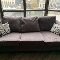 Grey Couch 3 People