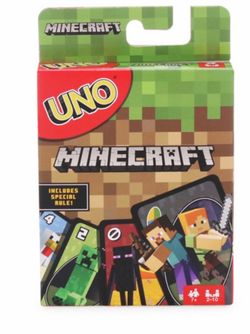 Minecraft uno card game
