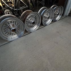 For Sale 15x7 Wire Wheels