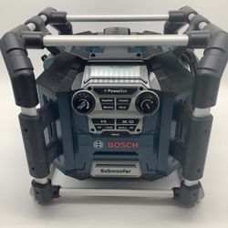 Bosch 18V Cordless Power Box Jobsite Non Bluetooth AM/FM Radio/Charger/Digital Media Stereo (Tool Only) - PB360S