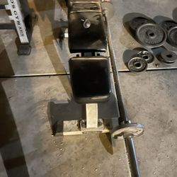 Bench Press With Weights And Bar 
