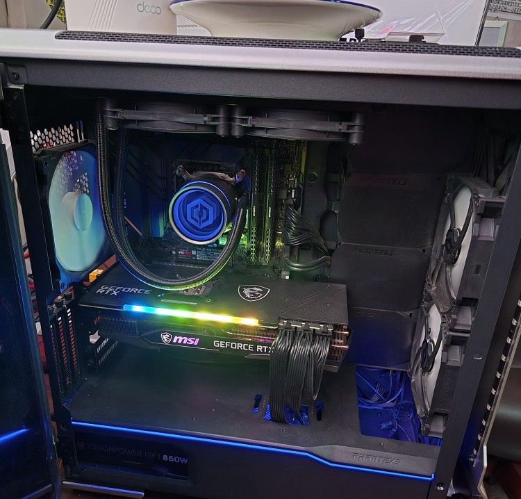 Liquid Cooled i7-10700k, MSI Gaming GeForce RTX 3080, 64gb RAM, 1tb 990 Pro M.2 SSD, Asus Tuf Z490 Plus Wifi