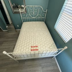 Full Bed Frame With Mattress 
