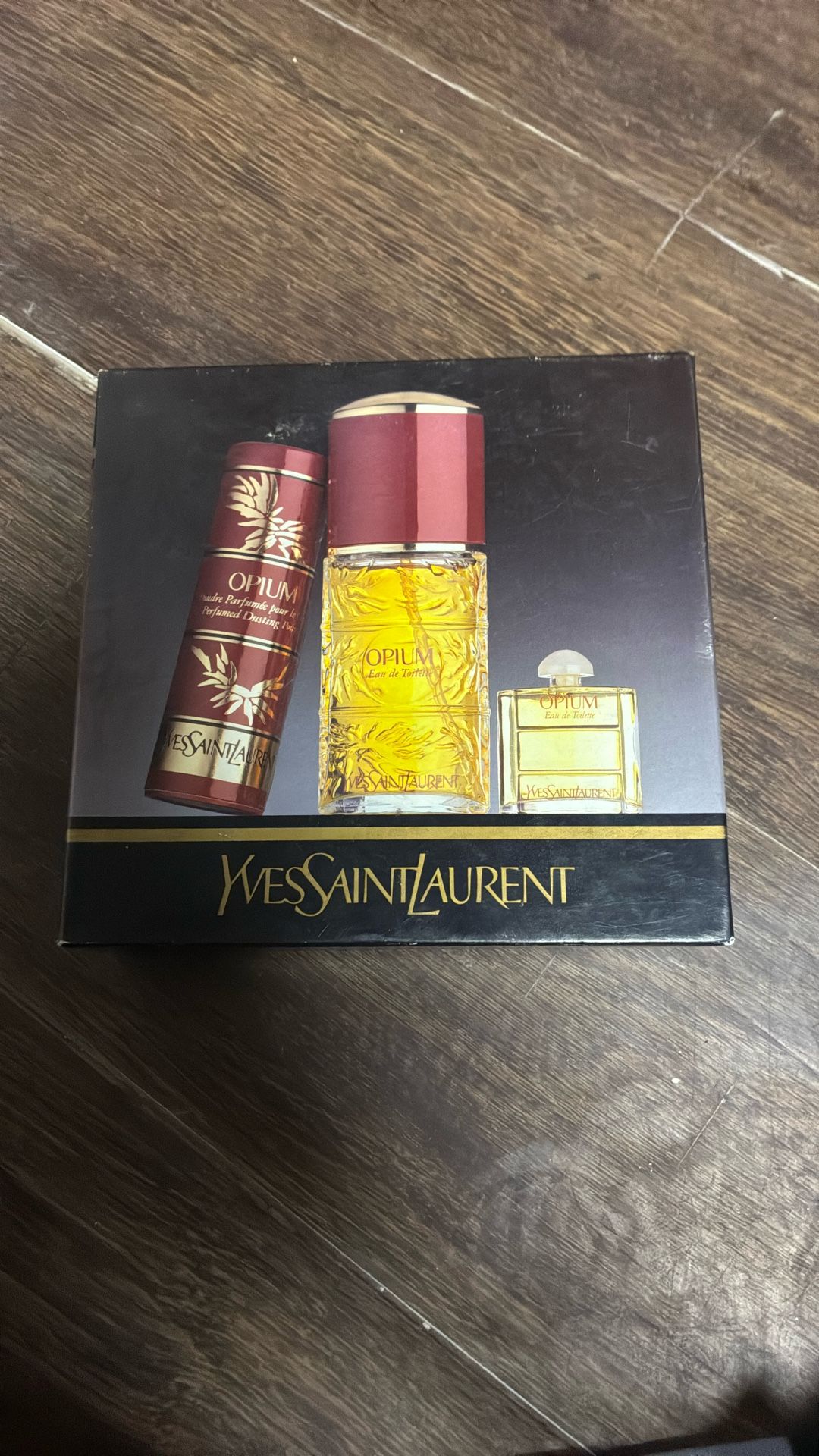 yvessaintlaurent perfume gift box