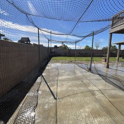 Batting cage net