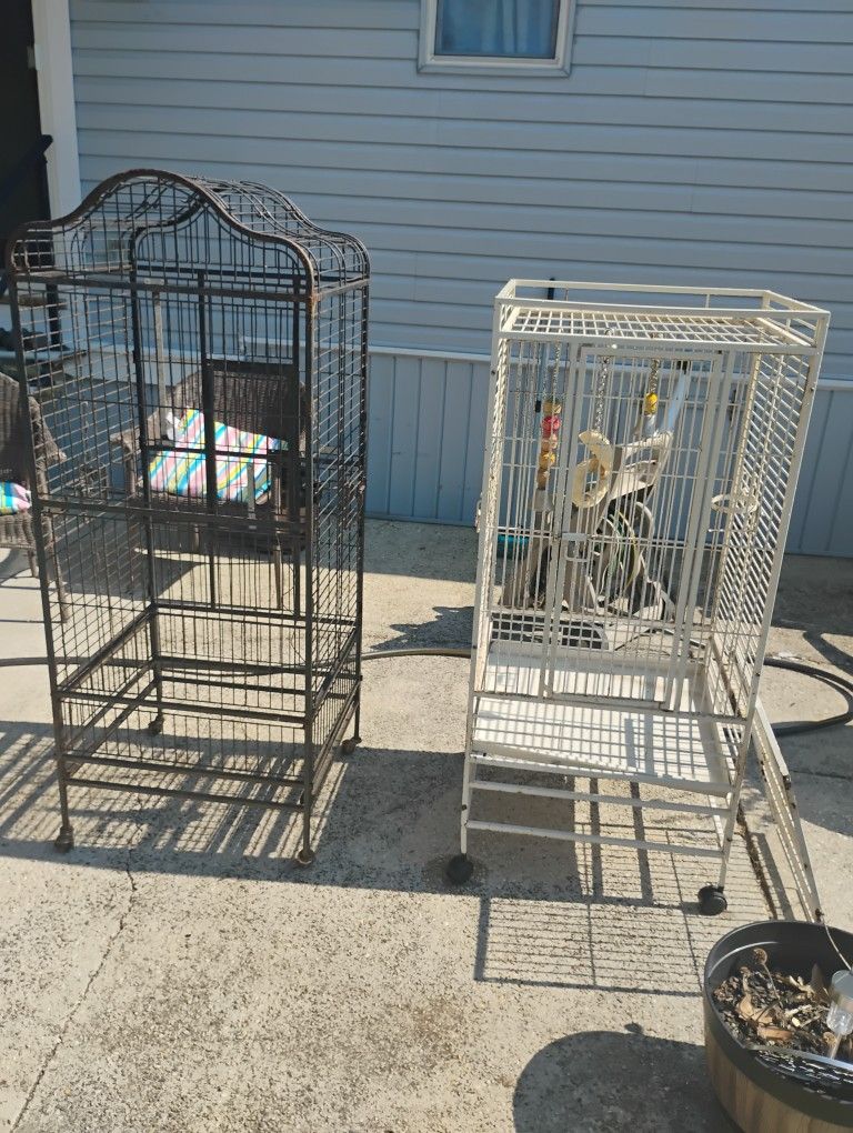 2 Large Bird Cages