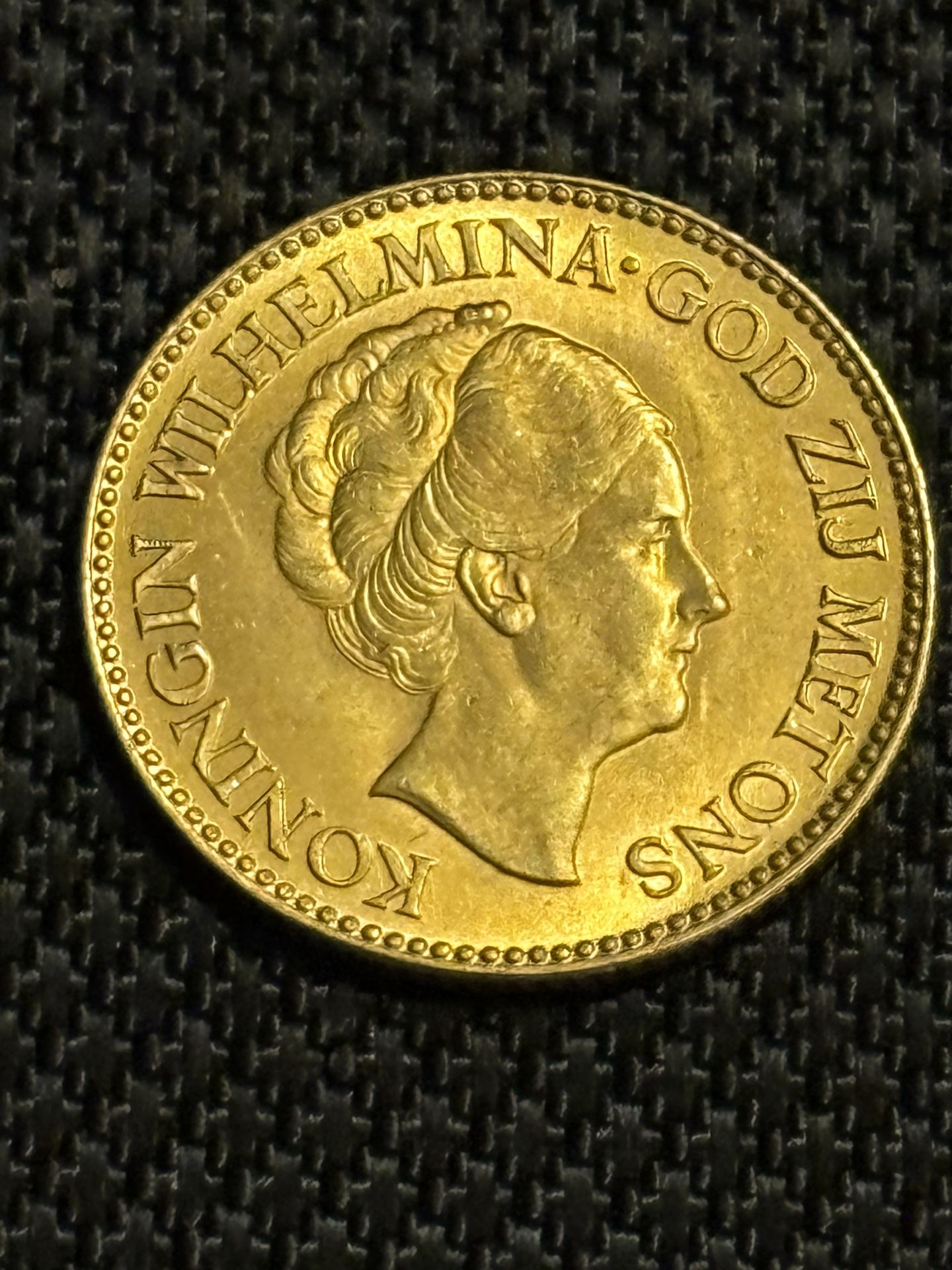 1925 Netherlands 10 Golden .1947 Ounces Of Fine Gold