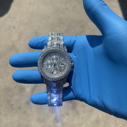 Moissanite Diamond Watch 