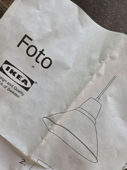 IKEA Foto Pendant Lamp