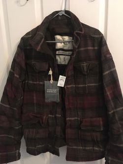Abercrombie & Fitch Upper Hudson Italian Wool Jacket - Large