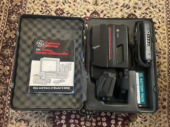 VHS tape camera camcorder GE