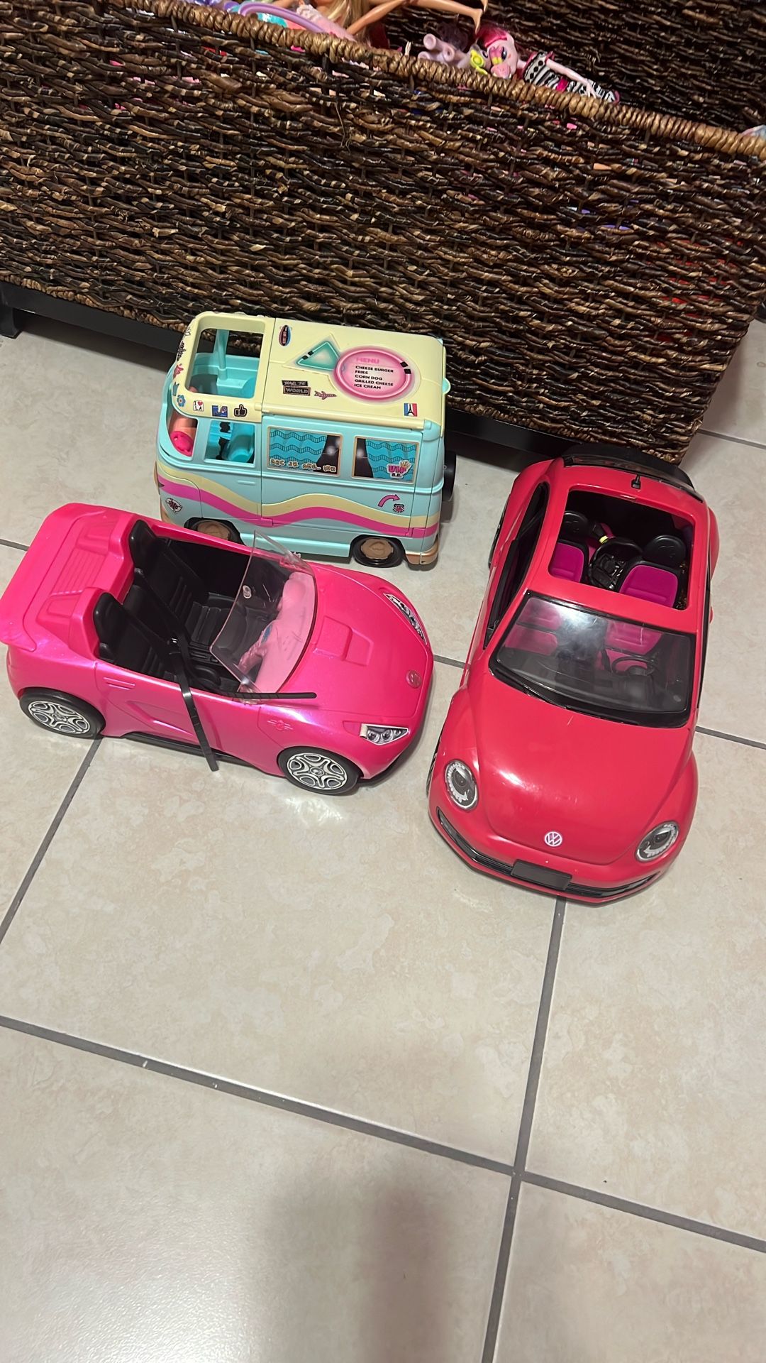 Barbie Cars & LOL Doll Camper $10 Each