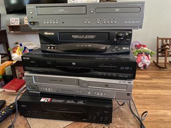 VCR, DVD and dual VCR/DVD players