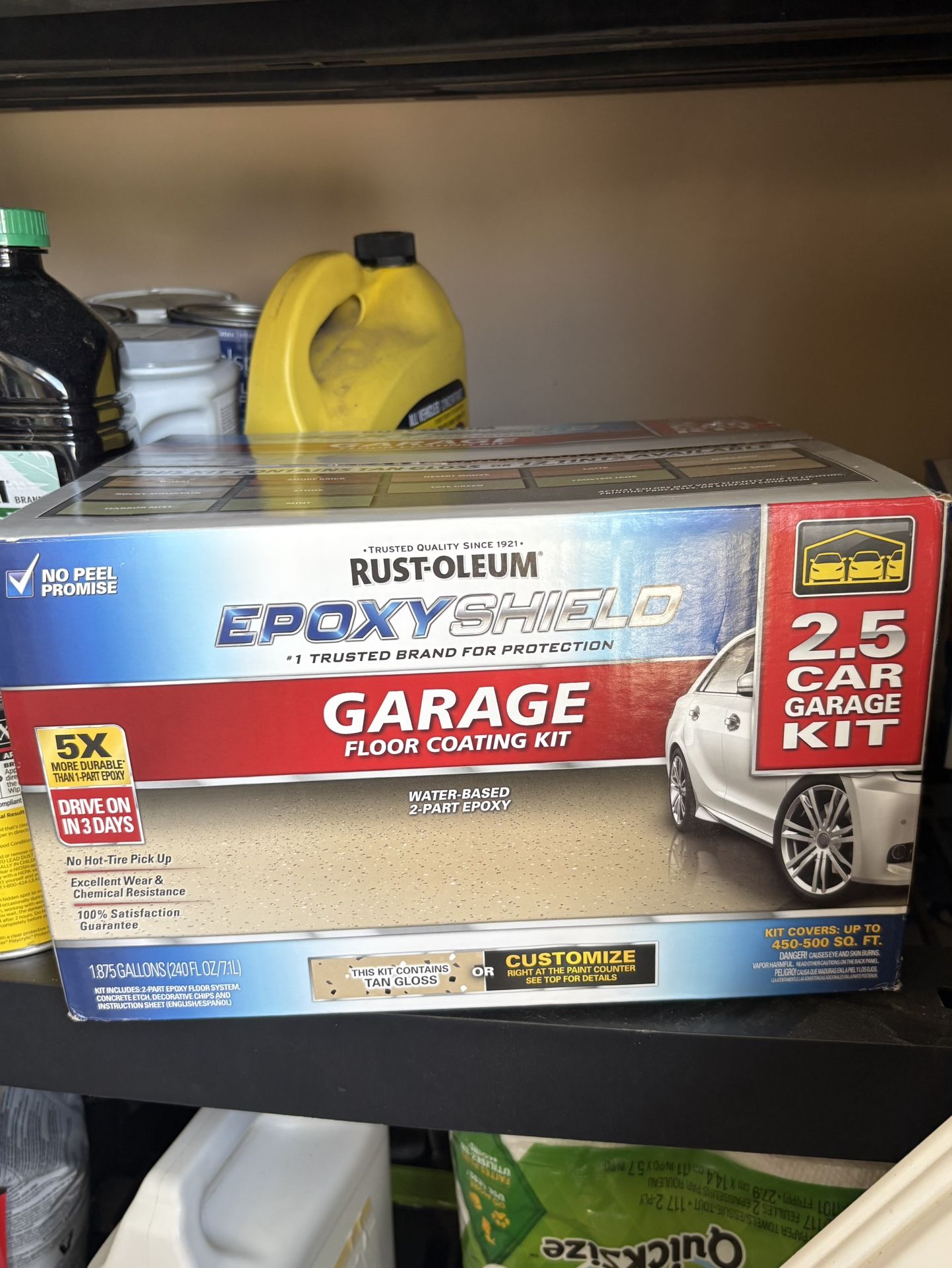 Floor Coating Kit for 2 car garage
