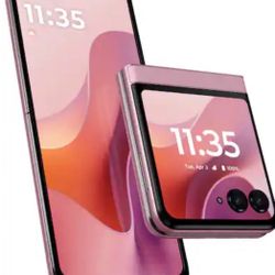 Motorola - razr 2025 256GB (Unlocked) - PANTONE Parfait Pink