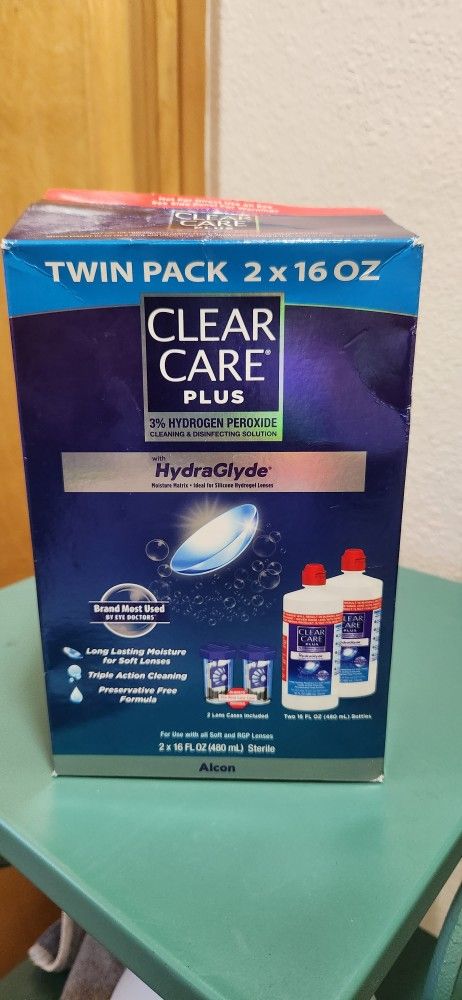 Clear Care Twin Pack Contacts Solution