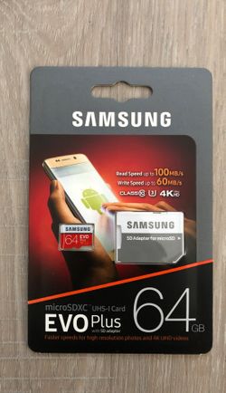 Samsung EVO Plus 64GB SD Card