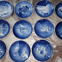 Bing & Grondahl Lot of Christmas Plates (1970)