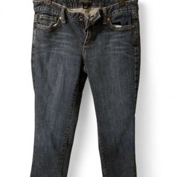 Banana Republic size 6 women’s dark wash skinny fit jeans .