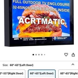 Brad New  Outdor TV Enclosure 55in