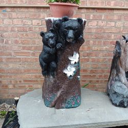 Fiberglass Outdoor Garden Patio Planter Pot Holder Stand Yard Decor 