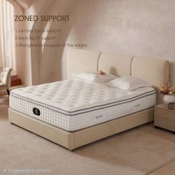 New💥12" Queen Size Mattress Hybrid Gel Memory Foam Rolled compressed Seal...