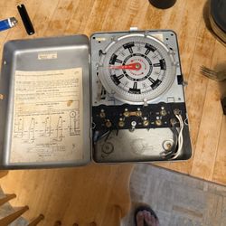 💲60 – Vintage Powers Regulator Co. Time Switch Controller (Model ) – Corpus Christi, TX 👉 OBO – reasonable offers welcome!  🕰️ Heavy-duty m