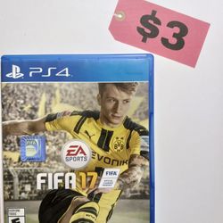 PS4 FIFA 2017 Soccer Game EA Sports Video Game CIB