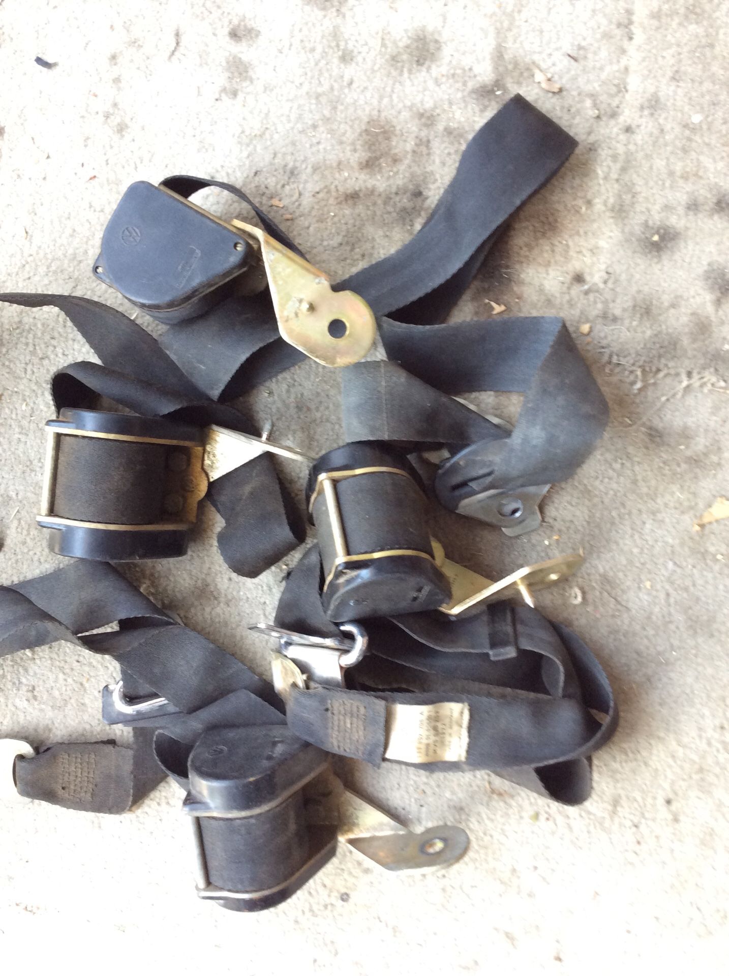 Original vw bug vintage beetle Ghia seat belts Or Dune Buggy for Sale