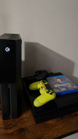 Ps5 and Xbox wit 2 controllers and power cord madden23
