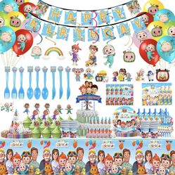 Cartoon Birthday Party Decoration Set for Joyful Celebrations!