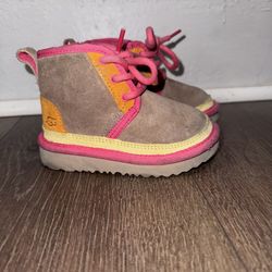 Uggs Boots Toddler Neumel II Water Resistant Chukka Boot Girl Size 6 Not Free 