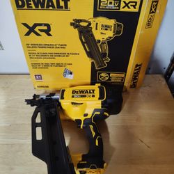 DeWalt 21 Degree Framing Nailer 20v 