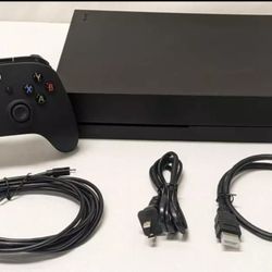 Xbox One X Grey Perfect Condition With MwIII Optional Controller 