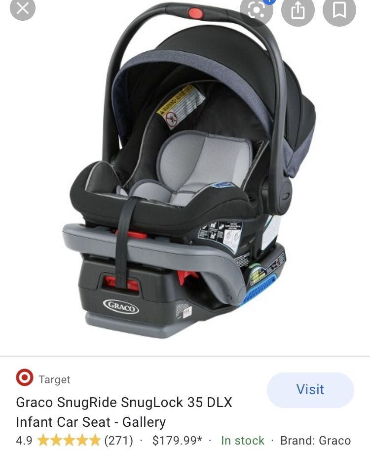 Graco snugRide SnugLock 35 DLX infant Car Seat