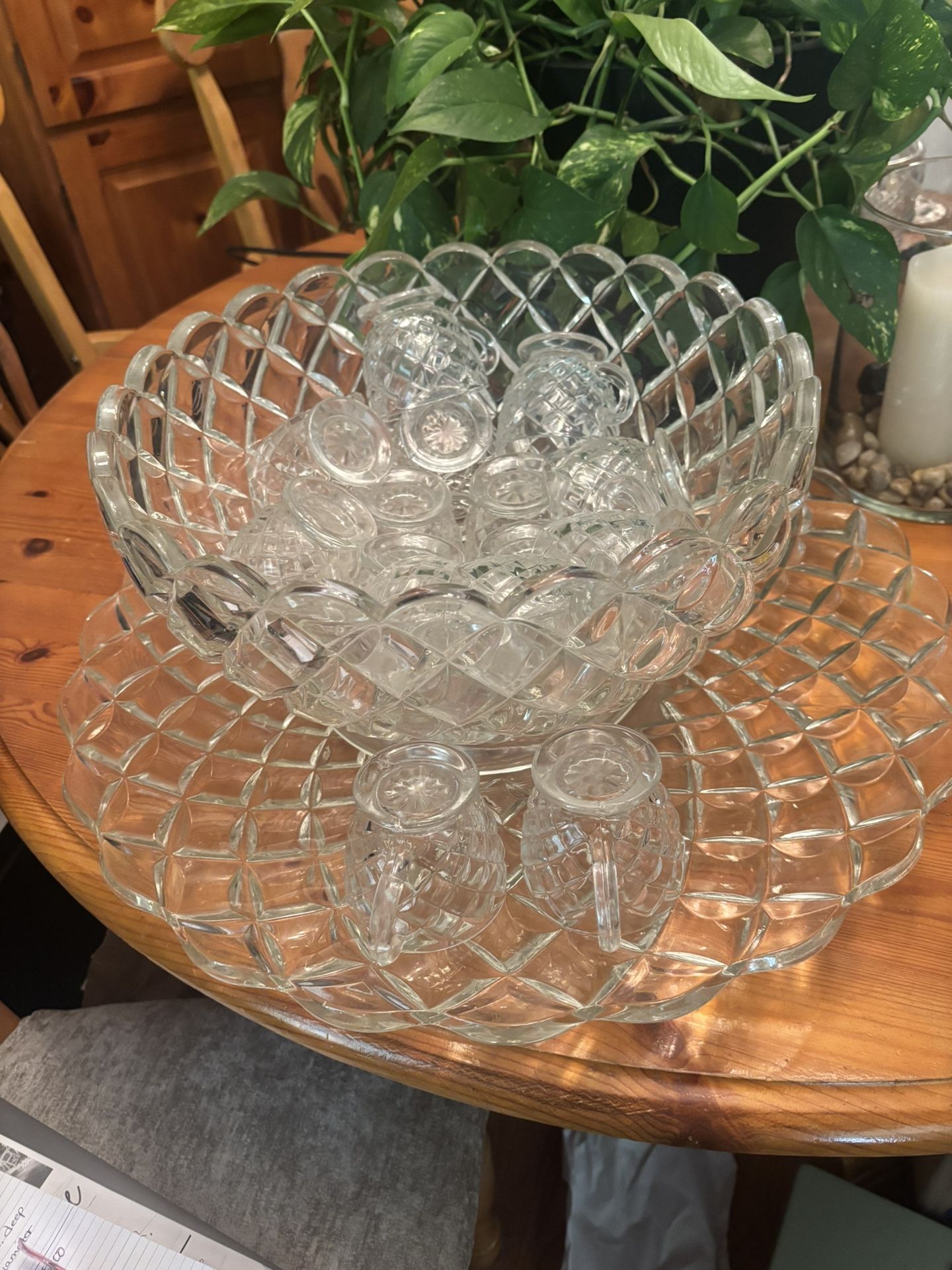 1950’s Vintage Punch Bowl Set