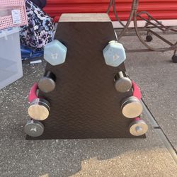 Weight Holder with Weights