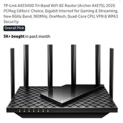 AXE5400 Archer AXE75 Router