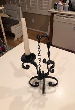 Vintage candle holder 13”