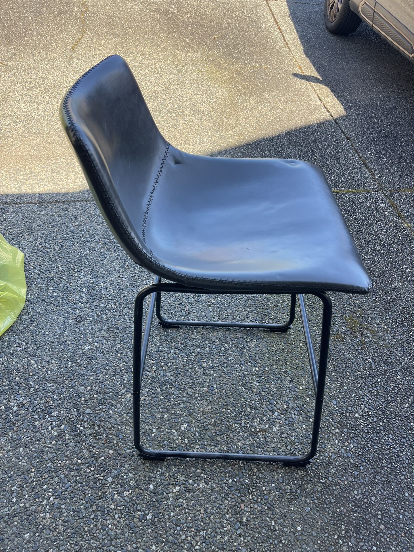 Leather High back Bar Stools Set Of 3
