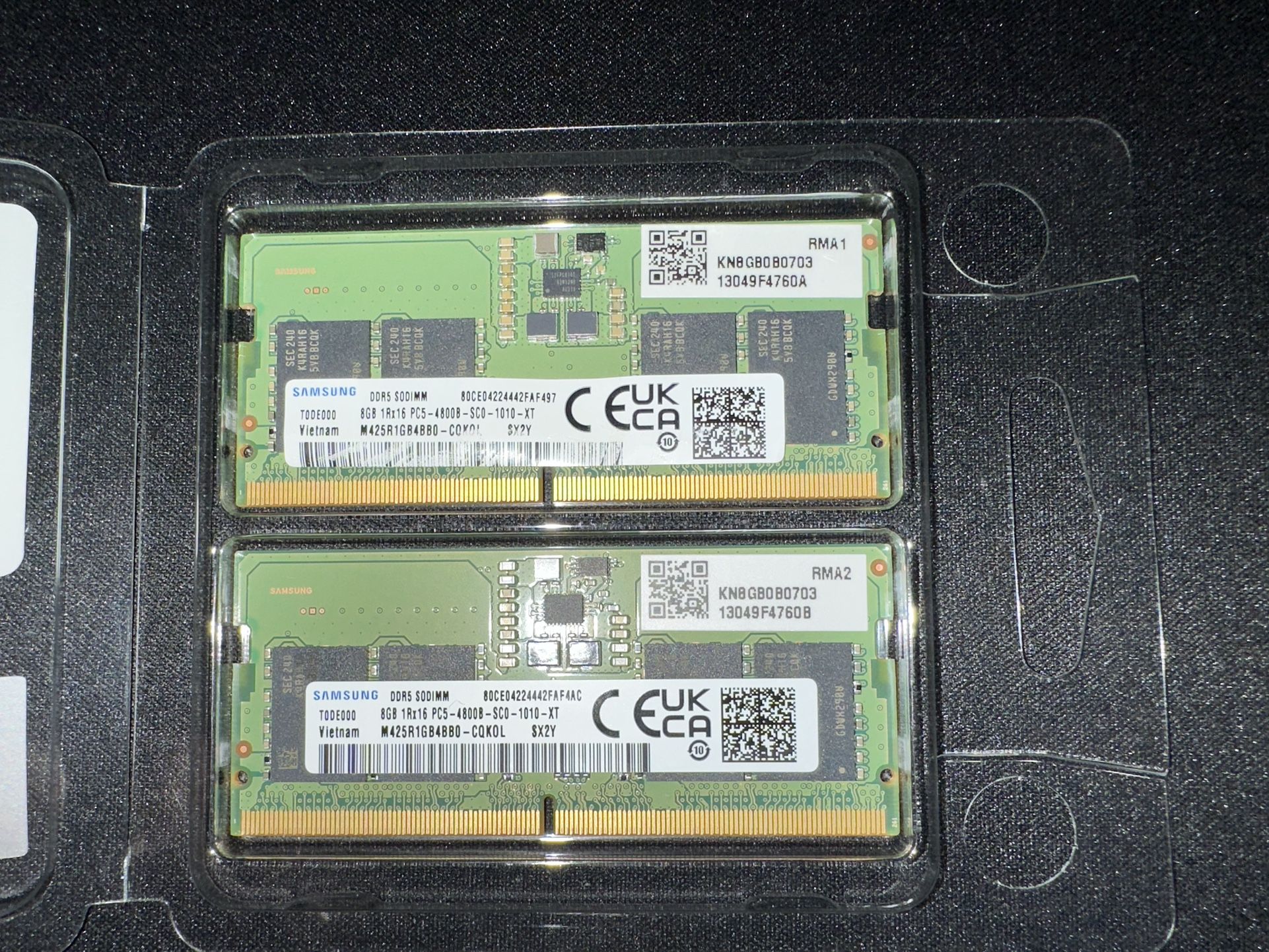 DDR5 Laptop RAM 16gb Total 4800mhz Electronics & Media