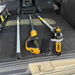 DeWalt 20V Brushless Pole Saw Kit 8in w/ Extension