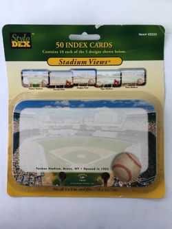 50 Index Cards Stadium Views