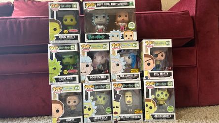 Rick & Morty funko pop lot