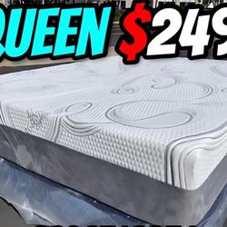 Queen Organic Hybrid Cool Gel Memory Foamm Matres!!
