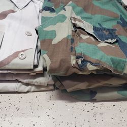Camouflage Uniforms Top Shirts Army Marine Paintball Hunting