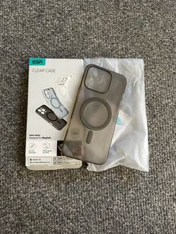iPhone 16 Pro Max Clear Case Frosted Gray