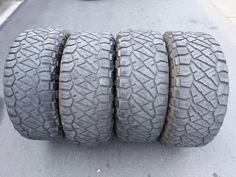 (4) 35x12.50R18 Nitto Ridge Grappler