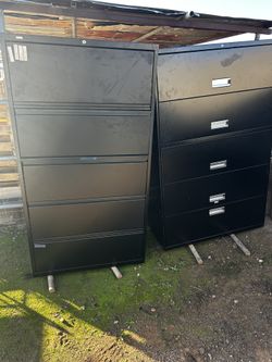 $70 EACH NO KEYS 5 DRAWER LATERAL FILE CABINETS 47TH AVE. AND DOBBINS IN LAVEEN